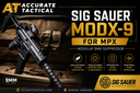 SIG Sauer MODX-9 MPX 9mm Modular Titanium Suppressor